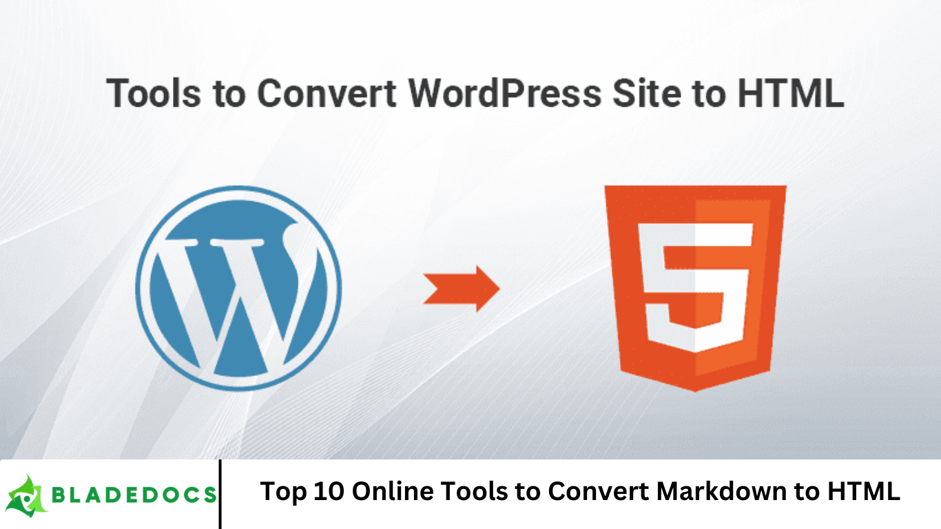 Top 10 Online Tools to Convert Markdown to HTML